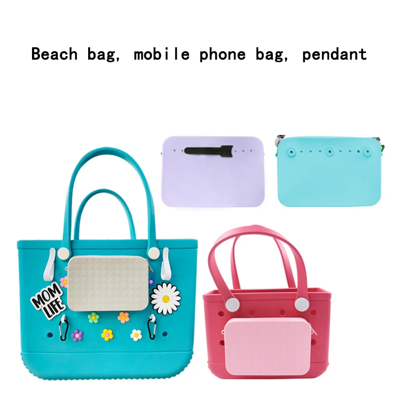 Bolsas Bogg de almacenamiento de gran capacidad, accesorio seguro de goma, impermeable, Compatible con teléfono celular, Accesorios de playa