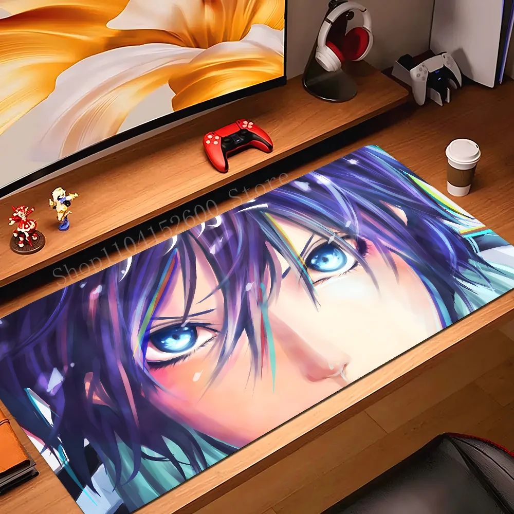 

Anime N-Noragami A-Aragoto Mousepad Mouse Mat Desk Mat With Pad Gaming Accessories Prime Gaming XXL Keyboard Pad