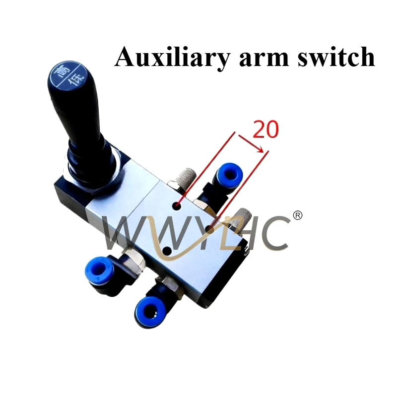 Suitable for Unite Tire Disassembly Machine Tire Pick Machine Pneumatic Switch, Auxiliary Arm Lift Automatic Return Manual Valve