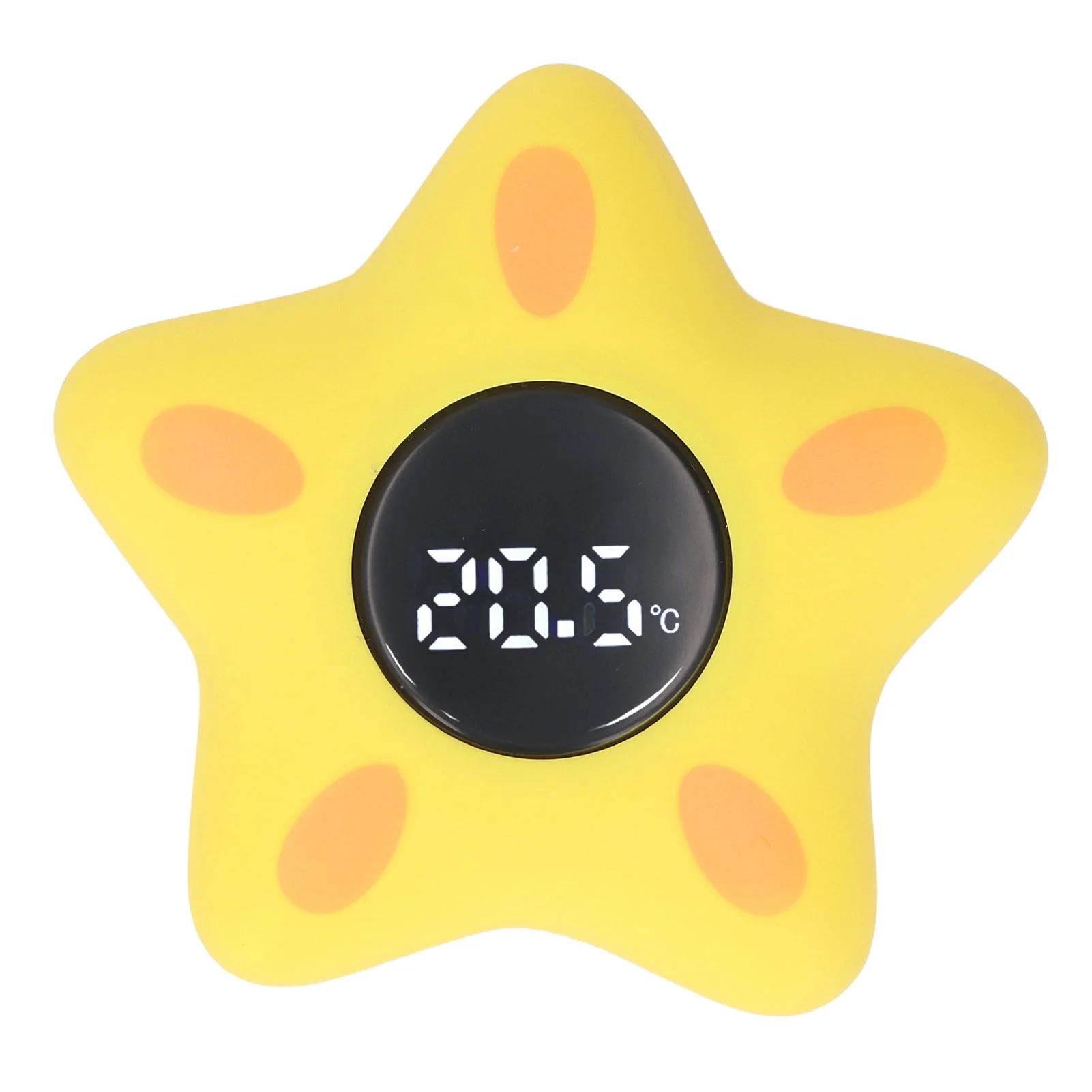 

Baby Bath Thermometer Star Shaped Safety High Low Temp Alarm IP67 Water Resistant LED Display Room Temperature Water Thermometer