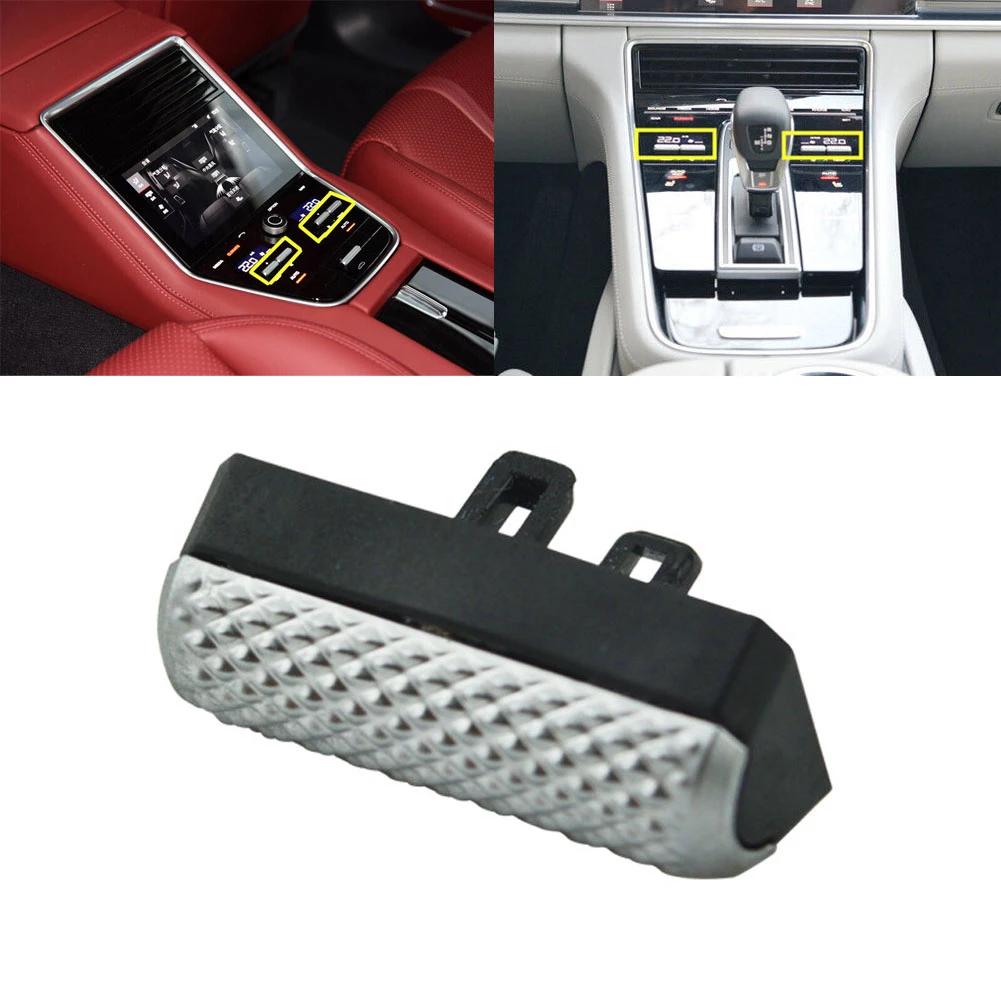 Cubierta del botón ​ Aire acondicionado 971 919 616-1 ABS cubierta de aire acondicionado para Panamera 2017-21 accesorios de automóvil para Porsche