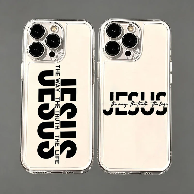 Coque de téléphone transparente Jesus Way Truth Life pour Xiaomi Redmi 15 Note 14 Pro 13 12 15C 13C Note13 Note14 Note15 A3 A5 A7 ProPlus