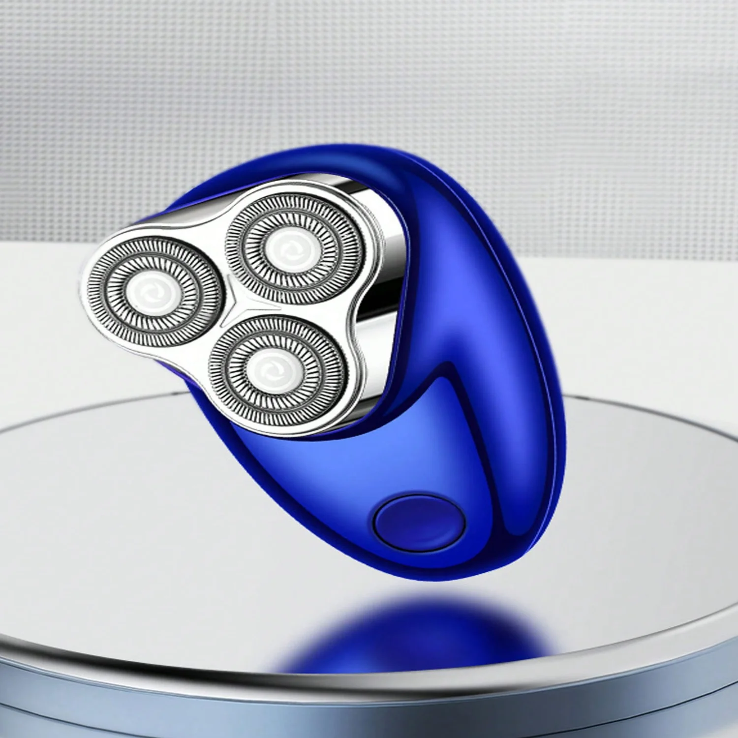 Rede de barbeador de 3 cabeças, totalmente lavável, ipx6, à prova d'água, para uso doméstico, carro, viagens e ao ar livre, 1 peça