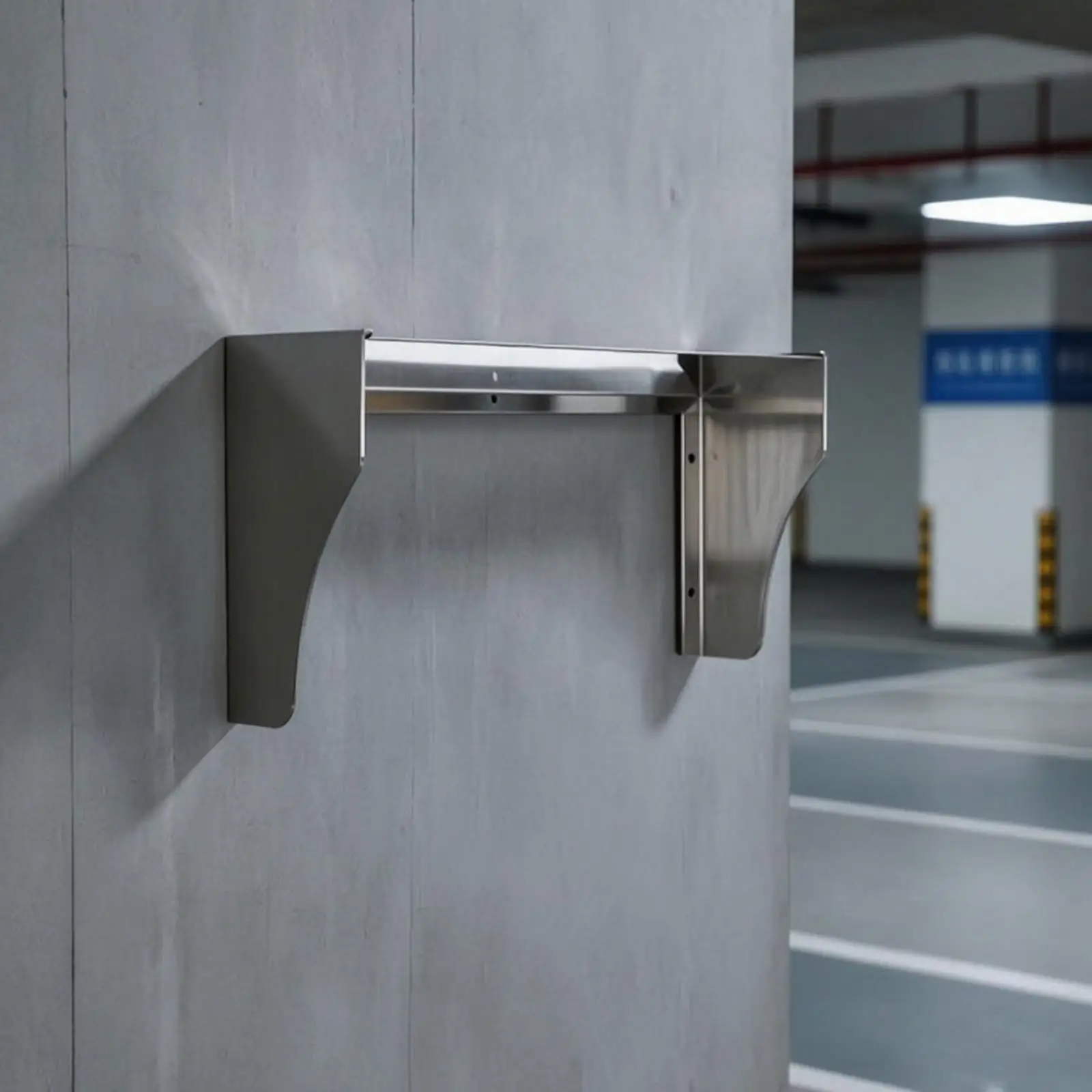 Outdoor Rain Cover with Open Bottom Stainless Steel Surface-Mounted Guard Cover Weatherproof Weather Protector for Charging