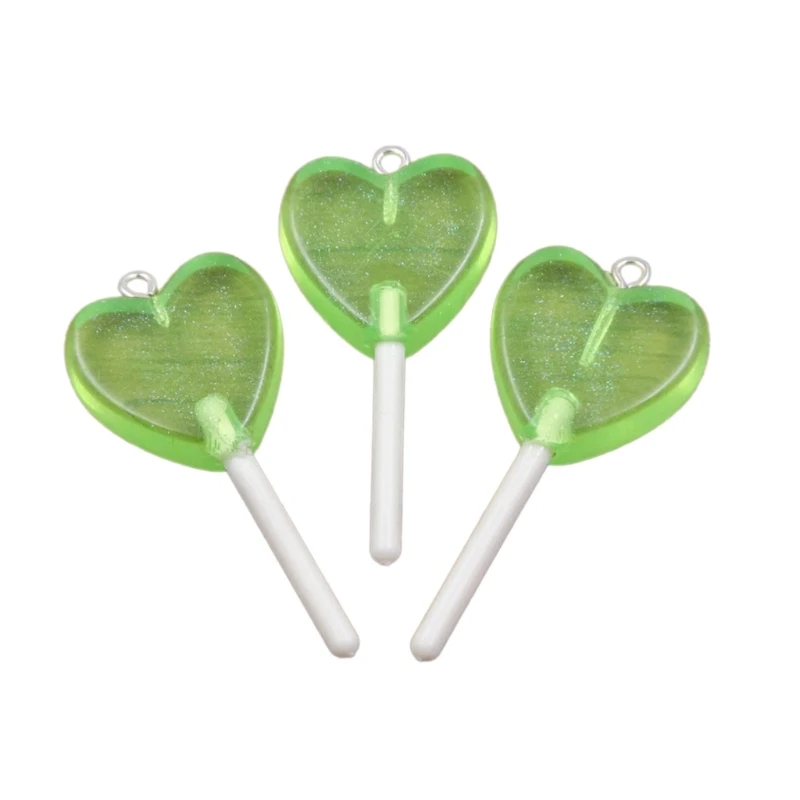 Multipurpose Star Heart Circle Lollipop Pendant Accessory for Jewelry Lovers E0BF