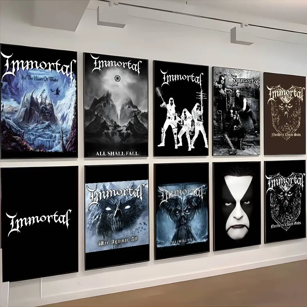 I-IMMORTAL-N-Northern C-Chaos Gods ملصق HD الفن لزجة جدار مقاوم للماء غرفة المعيشة المنزلي غرفة نوم بار الديكور الجمالي