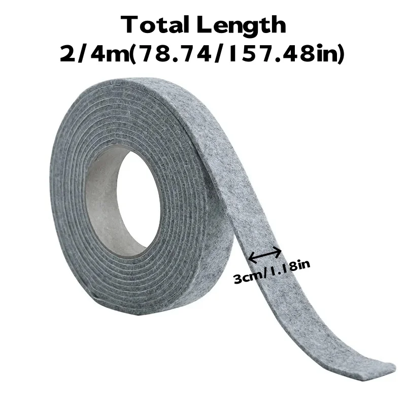 1Roll 2/4m Window Anti-Condensation Strips Glass Water Absorb Stickers Window Condensation Absorbent Strips Moisture Absorber
