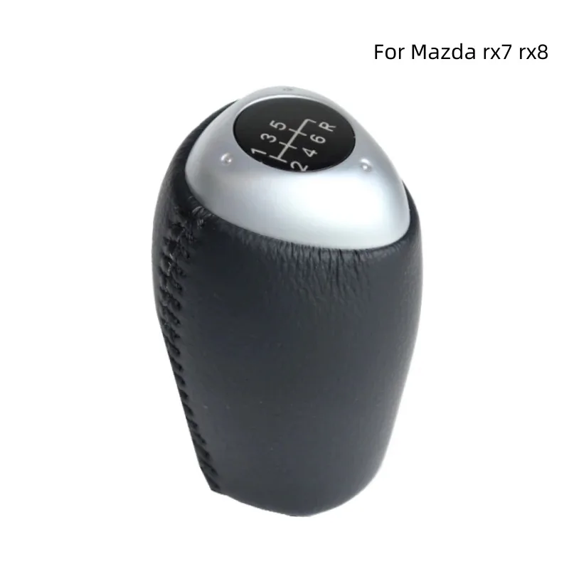 

FOR Leather Wrapped Manual Transmission Ball Head Gear Lever for Mazda RX7 RX8 Handball Gear Head Shift Lever