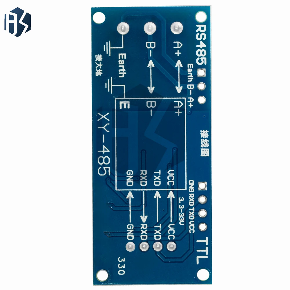 ‌ Modulo convertitore bidirezionale da TTL a RS485 da 3,3 V/5 V – Controllo automatico della direzione, comunicazione isolata per Arduino