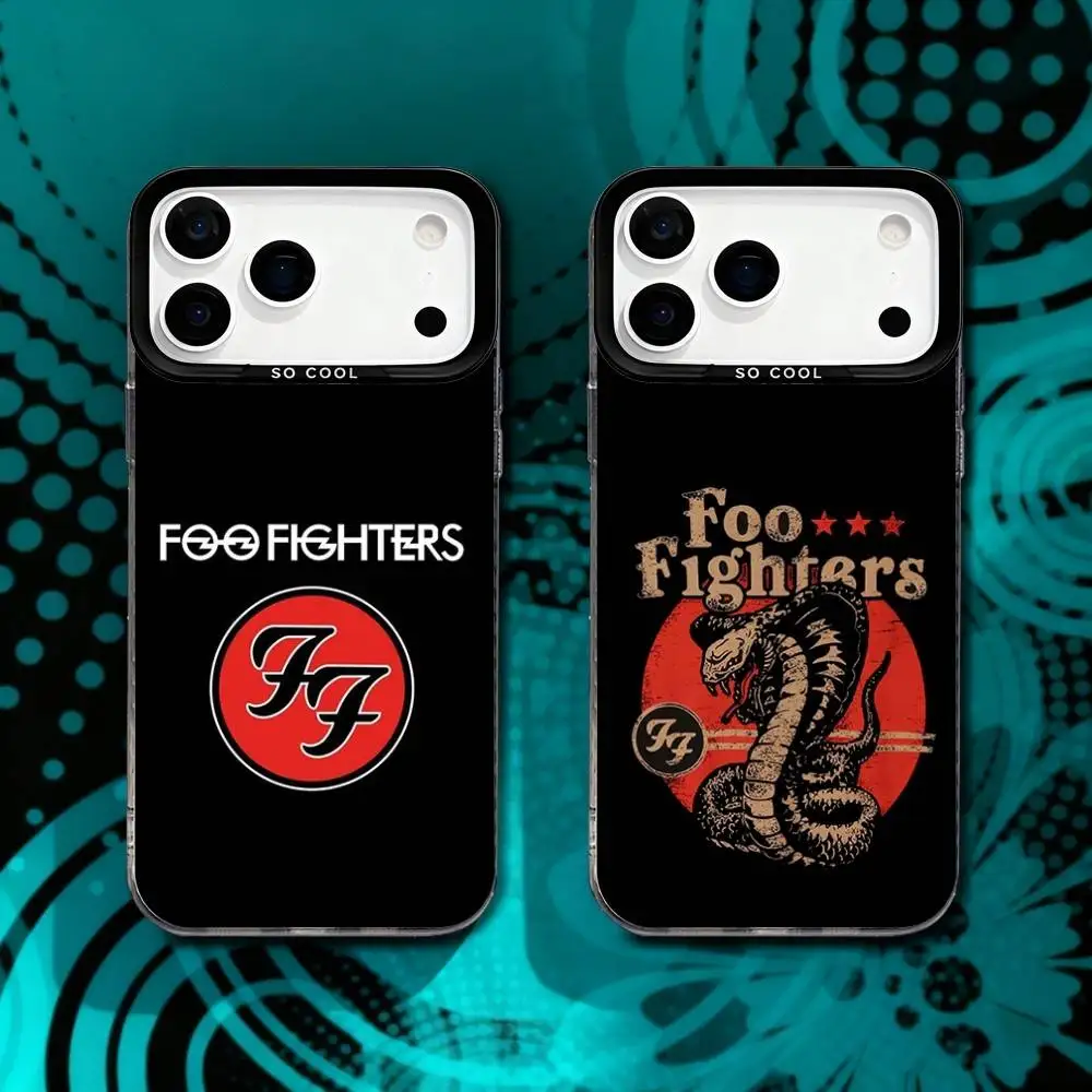 

F-Foo Band F-FightersS Matte Fingerprint Proof Phone Case For iPhone 17,16,15,14,13,12,X,8,Pro,Max,Plus,SE4,Air,Mini