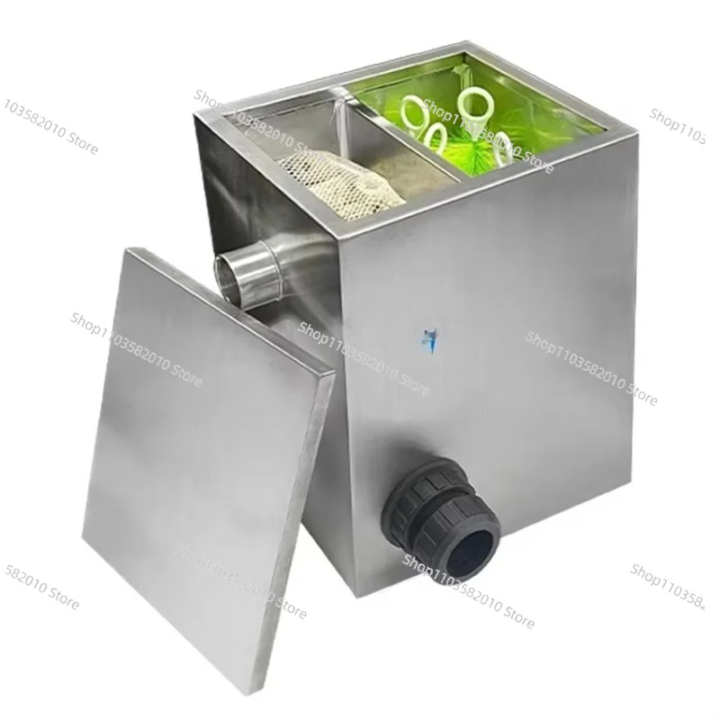 Compact Biological Pond Filter, 2000L/H Bio Filtration System for Small Fish Ponds