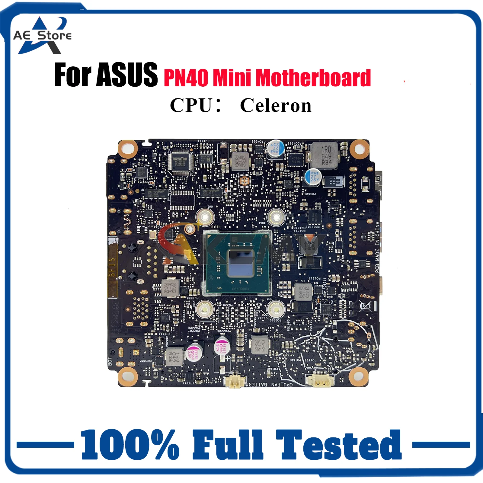 

PN40 Laptop Motherboard For ASUS Mini PC PN40 PN40 Notebook Mainboard With Celeron CPU 100% tests OK fast shipping High quality