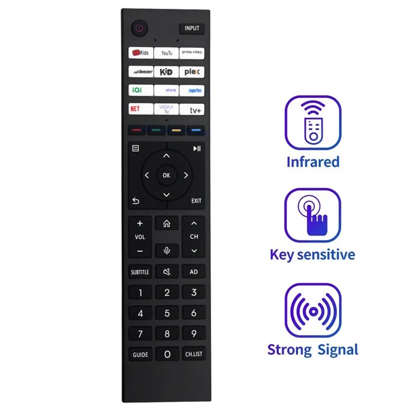 Télécommande CT-95047 de remplacement bien pour télécommande TV LED Android intelligente Toshiba 4K