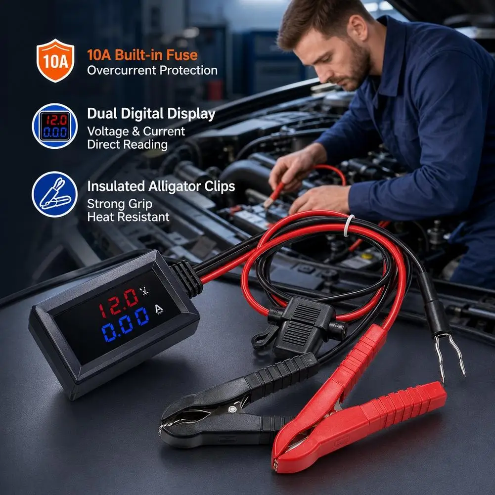 Car Leakage Detector High Precision Multi-functional Relay Finder Tester Portable Vehicle Fault Testing Tool 1PC