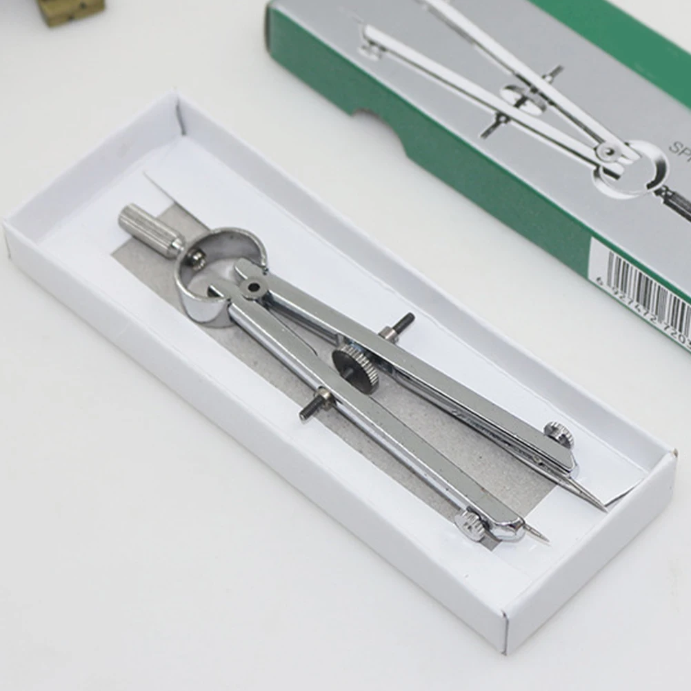 

Metal Spring Compass for Accurate Drawing Geometry Art Design Multi-Function Tool Portable Compact Reusable Screen Door