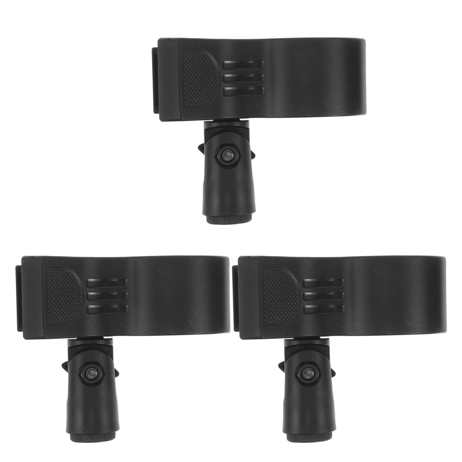 

3Pcs Adjustable Desktop Mic Holder - Universal Microphone Clip Mount for Studio Home Recording Online Meetings Shock Absorption