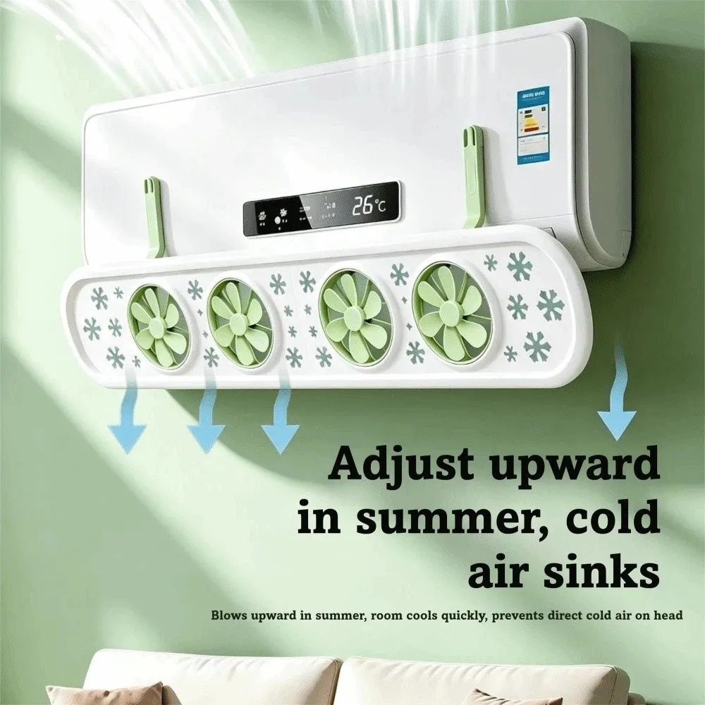 Hanging Air Conditioner Windshield Anti Direct Blowing Windproof Air Conditioner Outlet Baffle Breathable Safe Air Guide Plate