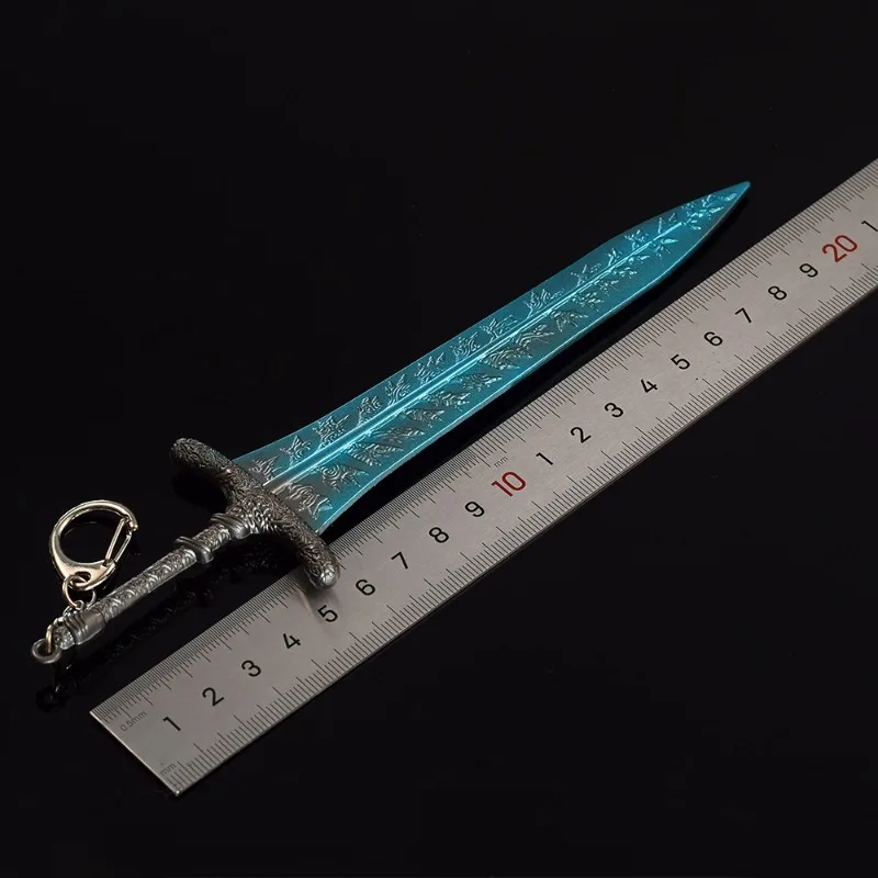 21cm Dark Moon Greatsword Game Peripheral Swords Weapon Model Accessories Keychains Ornaments collections cool Gifts Toy for Boy