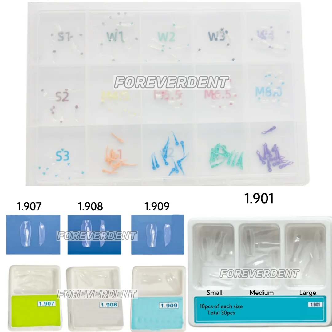 1Box Dental Clear Matrix Diastema BT Black Triangle Matrices Wedges Similar with BioClear Matrice Fits BioClear BT