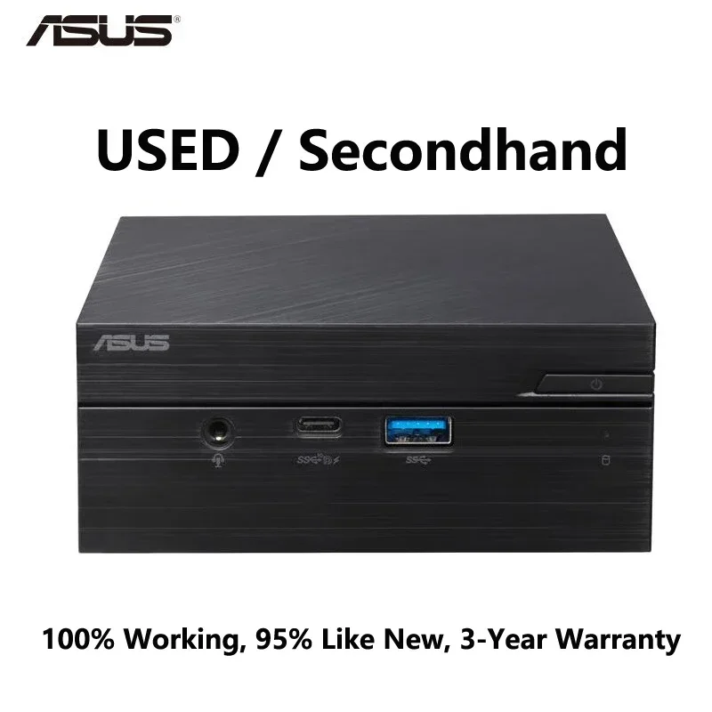 

ASUS Mini PC PN41 Ultracompact Computer 11th Gen Intel Celeron or Pentium CPU, WiFi 6, Bluetooth 5.0, 2.5Gbps LAN, Windows 11