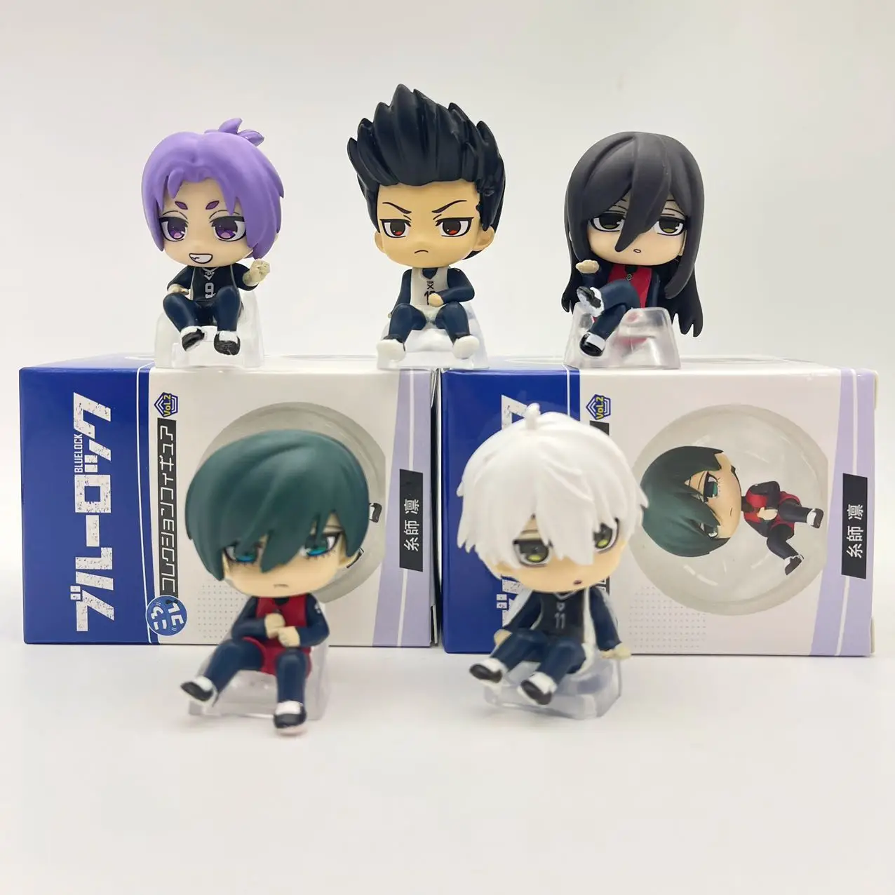 New Blue Lock Blind Box Jiro Hayase Hinata Kageura Chigiri Hyoma Capsule Toys Anime Figure Cute Doll Model Desktop Ornament Gift