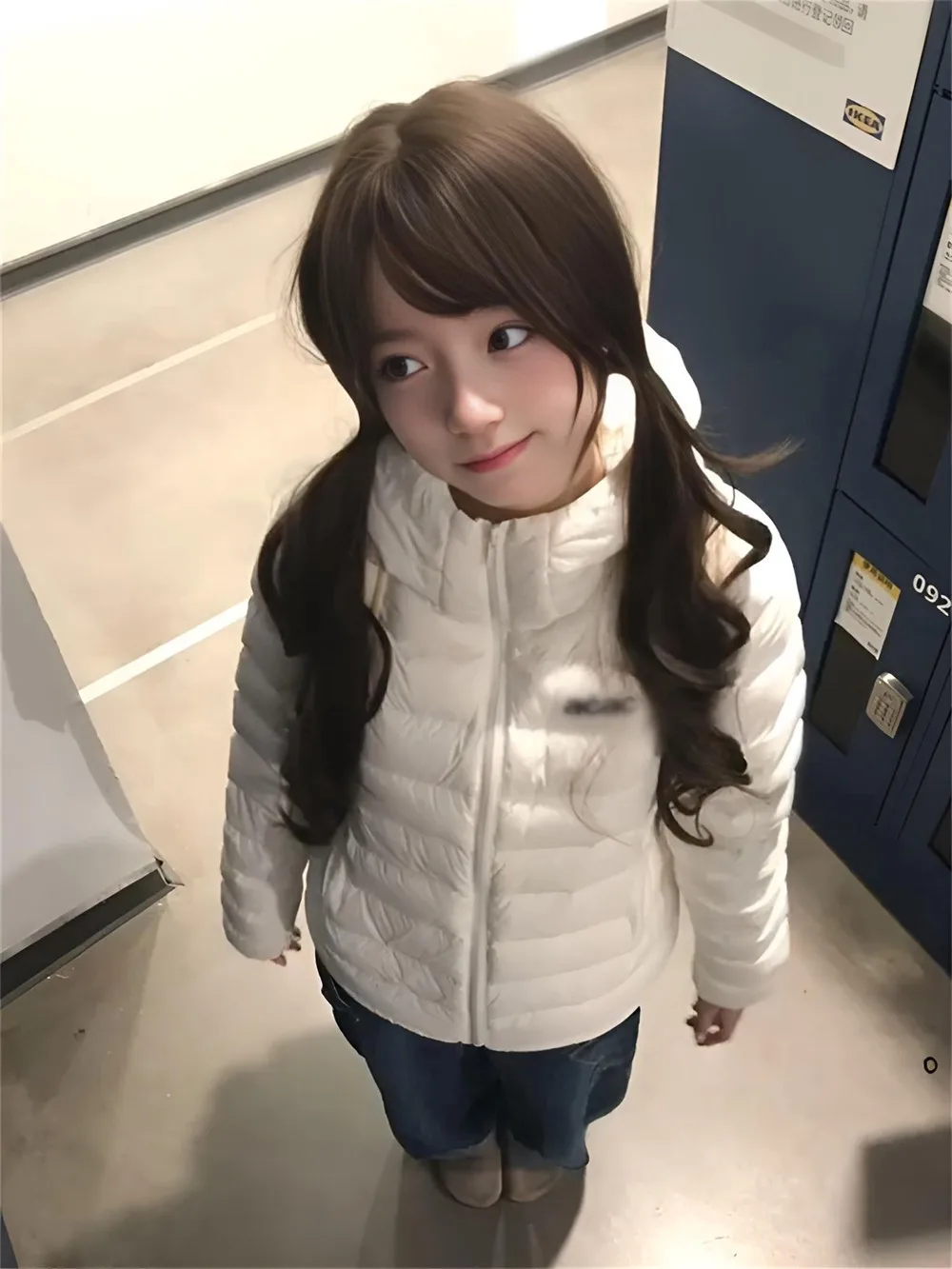 Trendy American Retro Hooded Cotton Jacket Women's New 2026 Small Size Bread Style Warm Loose Cotton Coat for Teens