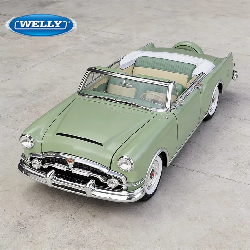 

Welly 1:28 1953 Packard Caribbean Alloy Luxy Car Model Diecast Metal Classic Retro Sports Vehicle Car Model Simulation Kids Gift