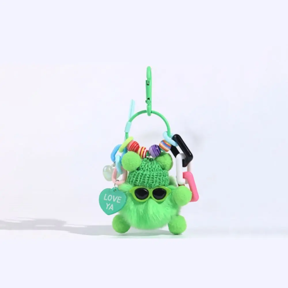 Gifts Lovers Elf Rex Rabbit Hair Pendant Fashion Diy Couples Keychain Kawaii Plush Bag Decoration