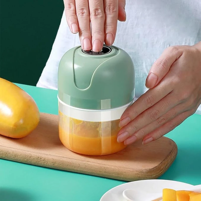 Garlic Masher Crusher Electric Kitchen Food Chopper USB Portable Meat Grinder Vegetable Chopper for Kitchen Gadgets