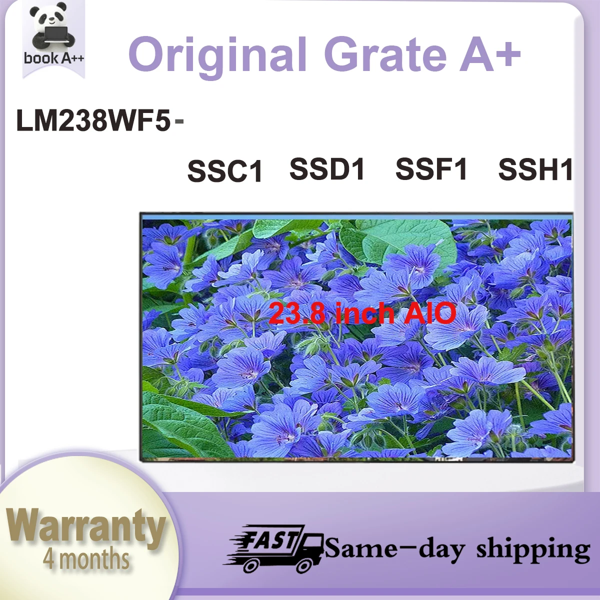 Original New 23.8" Lcd Display LM238WF5 SSC1 LM238WF5 SSD1 LM238WF5 SSF1 LM238WF5 SSH1 for Lenovo for HP AIO Monitors