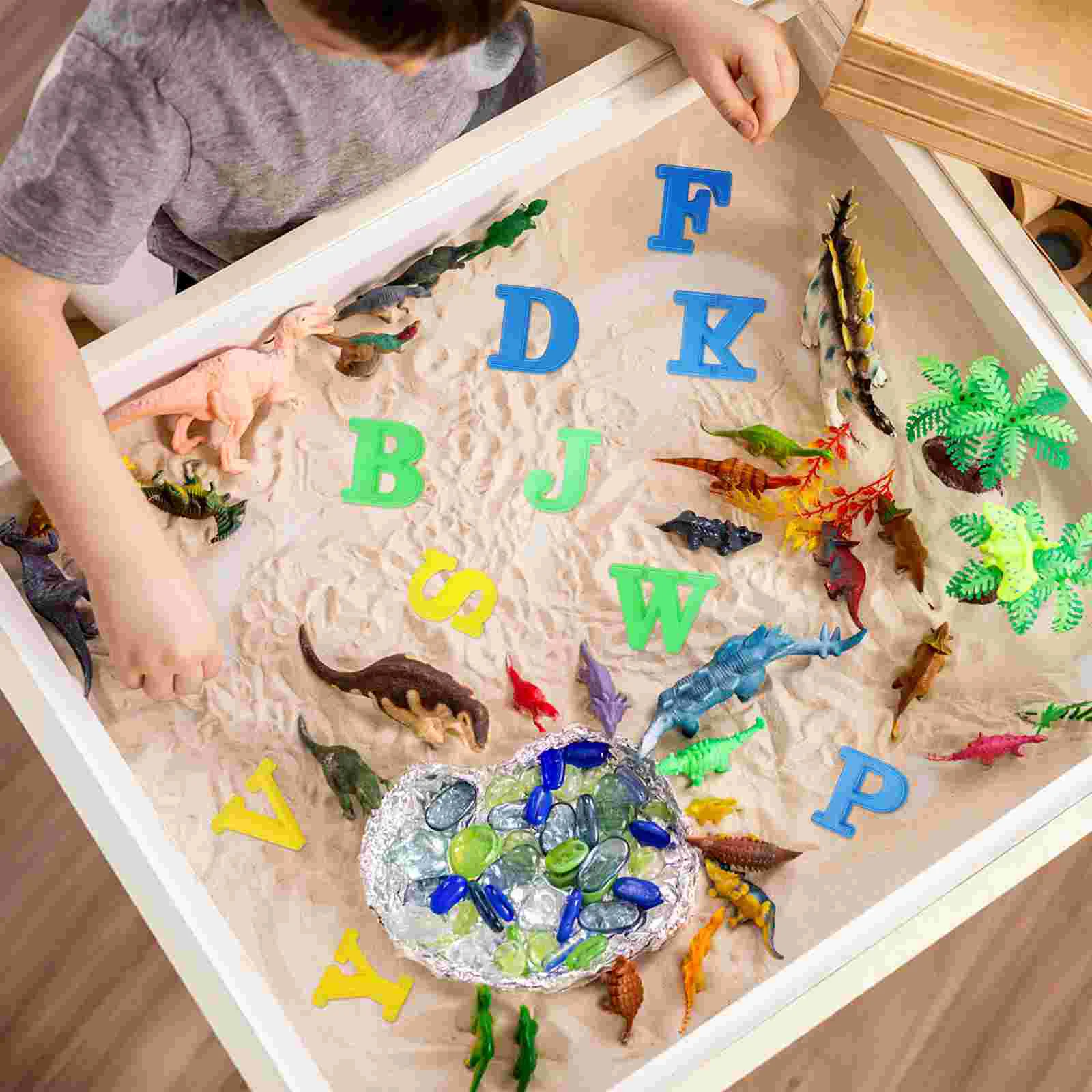 26 Pcs/pack Learning Beach Letters Molds Sand Modeling for Kids Alphabet Creative Child