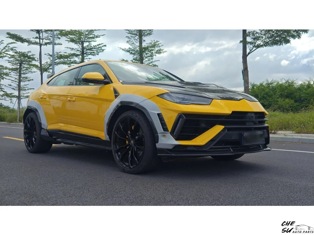 Carbon Fiber Body Kit for Lamborghini URUS S Upgrade 1016 Style, Front Lip, Rear Diffuser, Wheel Arch, Spoiler, Custom Car Kit