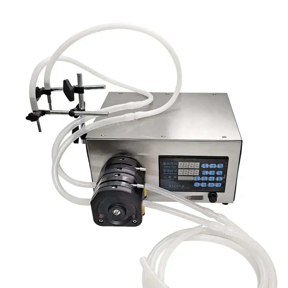 Double Nozzle Peristaltic Pump Liquid Filling Machine Peristaltic Pump Micro-Filling Machine Liquid Filling Machine