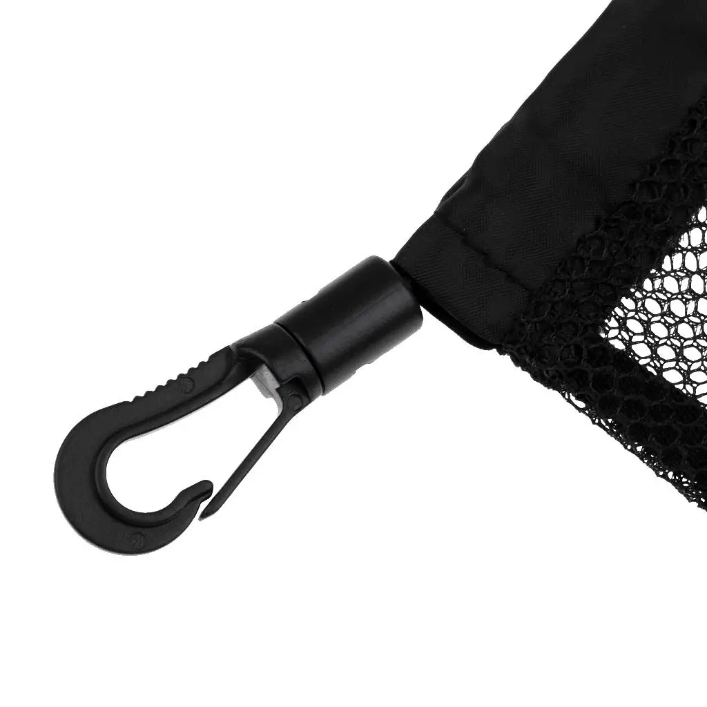 Drawstring Mesh Scuba Pouch Durable Nylon Diving Accessory Bag for Snorkel Fins Mask Swim and Beach Use