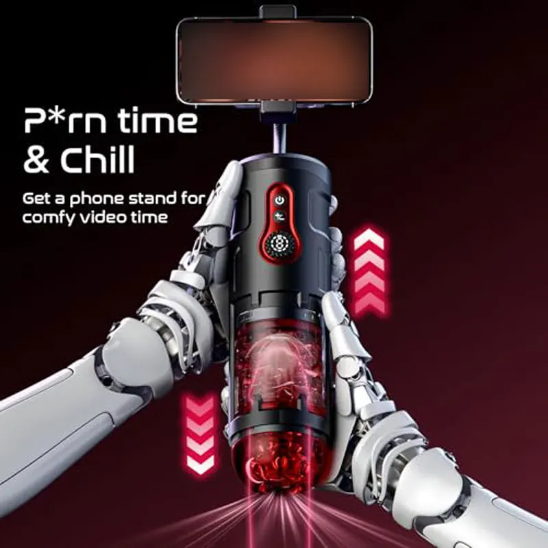 التلقائي ذكر الاستمناء الجة الدورية جيب كس اللسان آلة الجنس القضيب مضخة الجنس لعب للرجال مع حامل هاتف