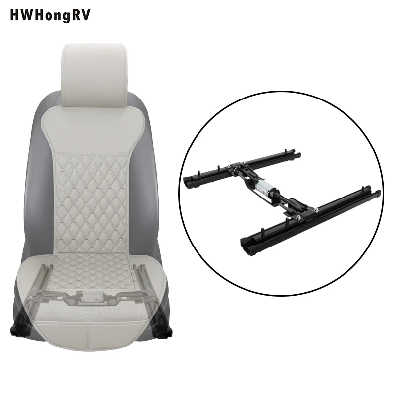 Car seat electric slide rail two forward and backward electric seat chassis commercial vehicle RV electric seat modification