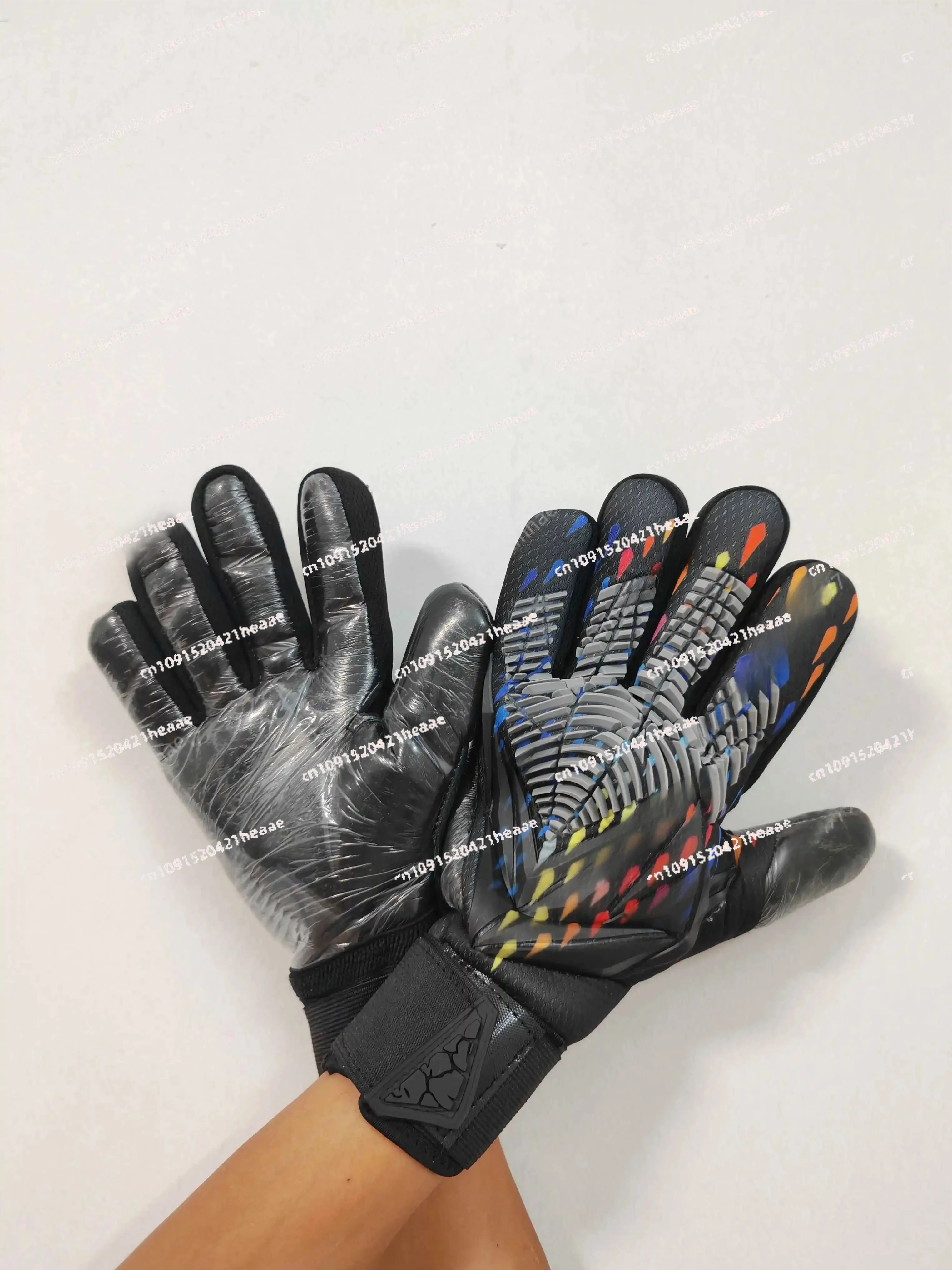 Suitable for Goalie Gloves Thicken Latex Football Soccer Anti-slip Protection Soccer Children Goalie  Kids Goalkeeper Gloves