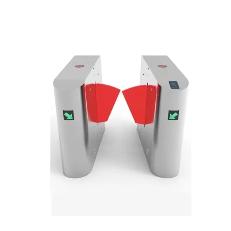 High-Speed Automatic Electronic Flap Barrier Swing Gate for Access Control in Schools Stadiums Building Sites Offices