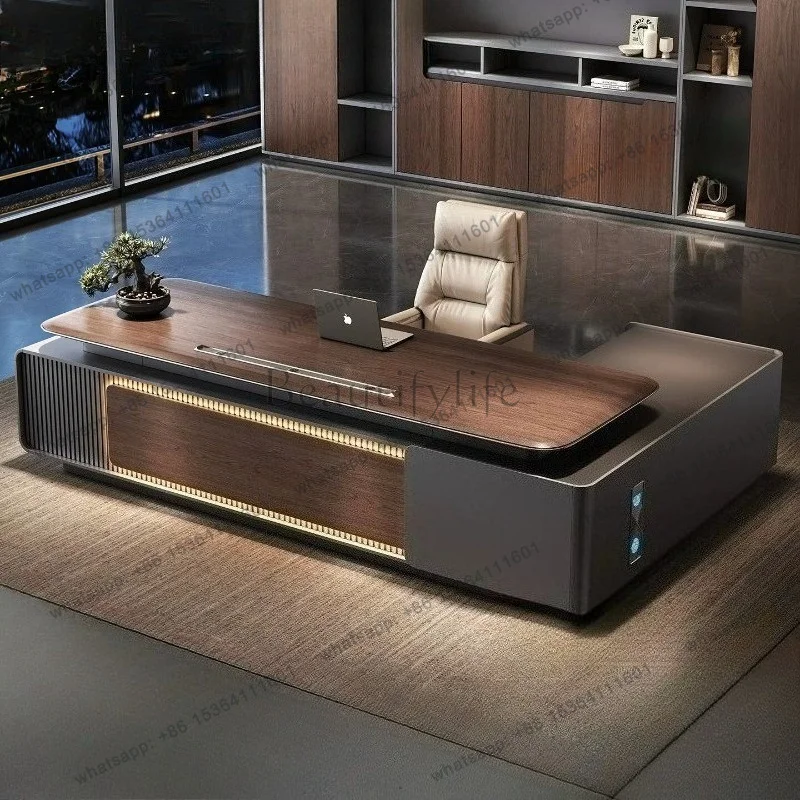LJY Light luxury senior sense desk Manager Simple tables modern class office desks and workstations computer table offices furni