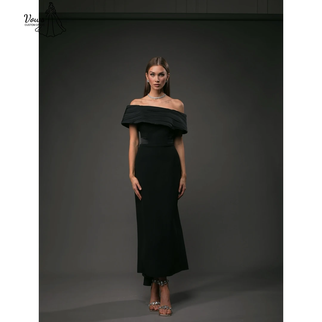 

Vows Элегантные вечерние платья на заказ для женщин Роскошное вечернее платье 2025 Линия Бальное платье Свеча Атласная ткань Пром Гала