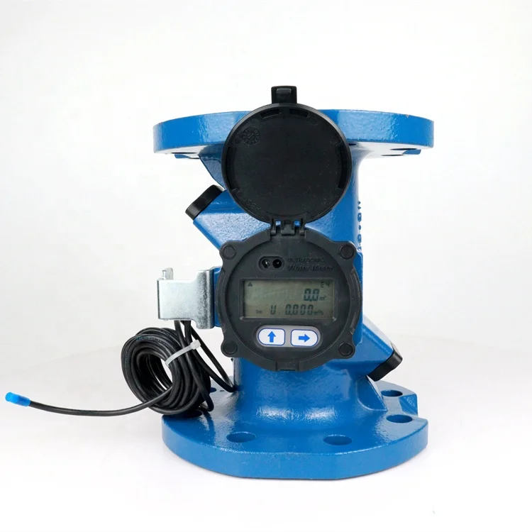 Digital Cast Iron Ultrasonic Water Meter with MBUS/MODBUS for Irrigation Water Supply 3.6V Battery Powered OEM Smart Water Meter
