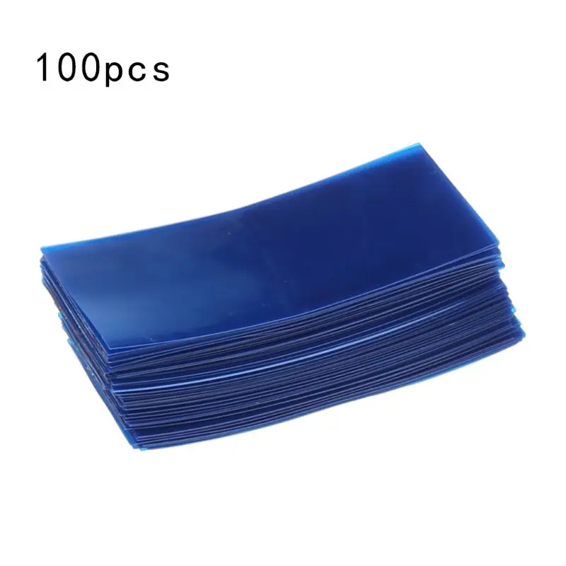 100PCS 30x72mm 18650 Battery Wrap PVC Heat Shrink Tubing For Battery Film