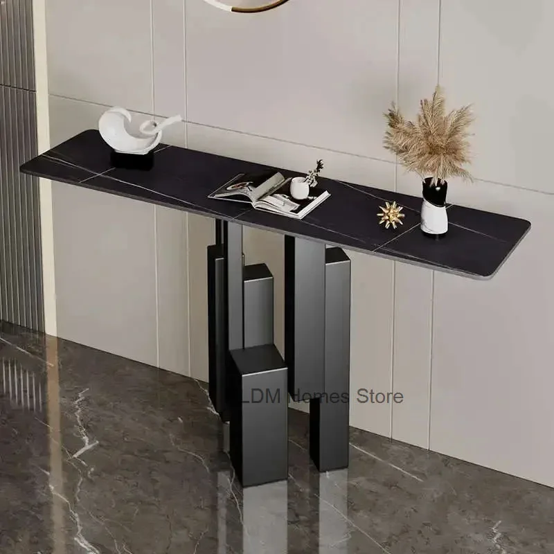 Luxury Design Console Tables for Living Room Corner Table Modern Entrance Table Nordic Hallway Furniture Home Decoration image 3