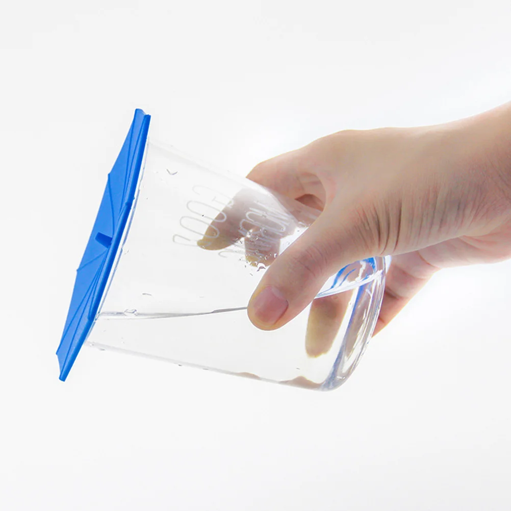 

5Pcs Silicone Mug Cover Umbrella Shaped Lid Dust-Proof Cup Protector for Daily Use Smooth Edge No Scratch Design