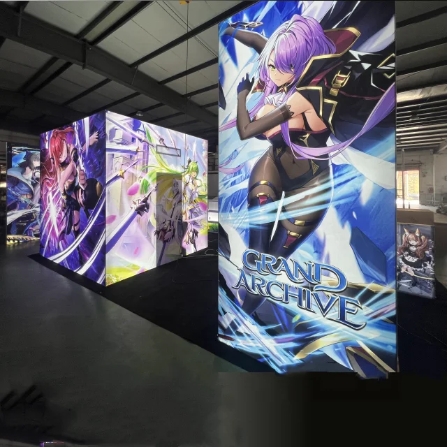Creative Luminars Trade Show Storage Modular Banner Stand for Exhibition Display Exhibition Booth Design