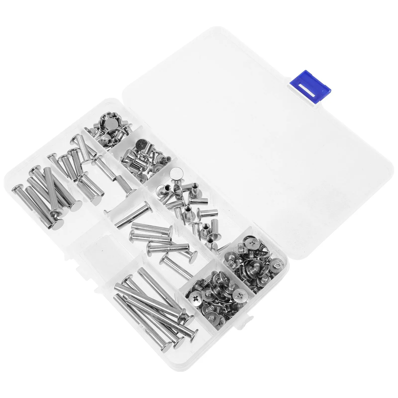 Stainless Steel Rivet Set Binding Screw Posts for Photo Album Scrapbook Craft Strong Oxidation Resistance Wet