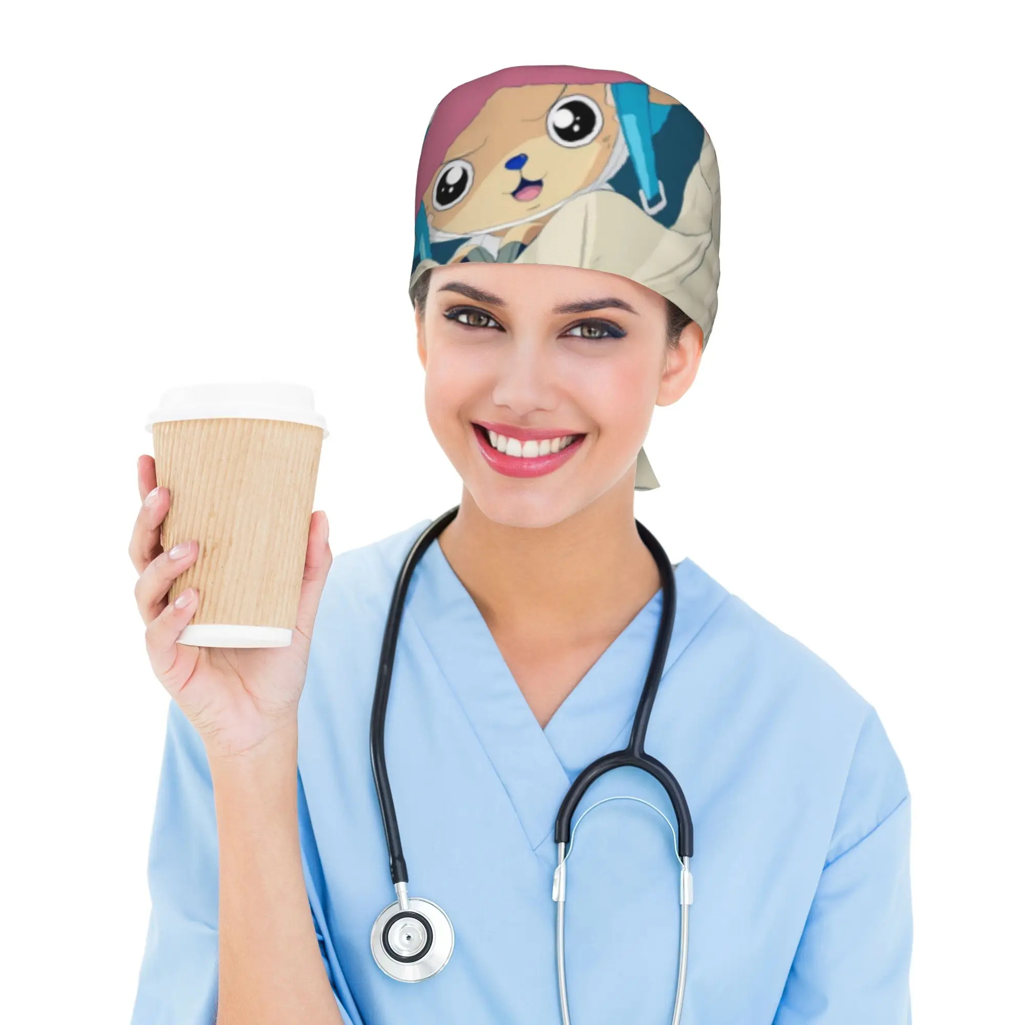 touca-cirurgica-tony-tony-chopper-para-enfermagem-touca-medica-de-peca-Unica-para-hospital-e-farmacia