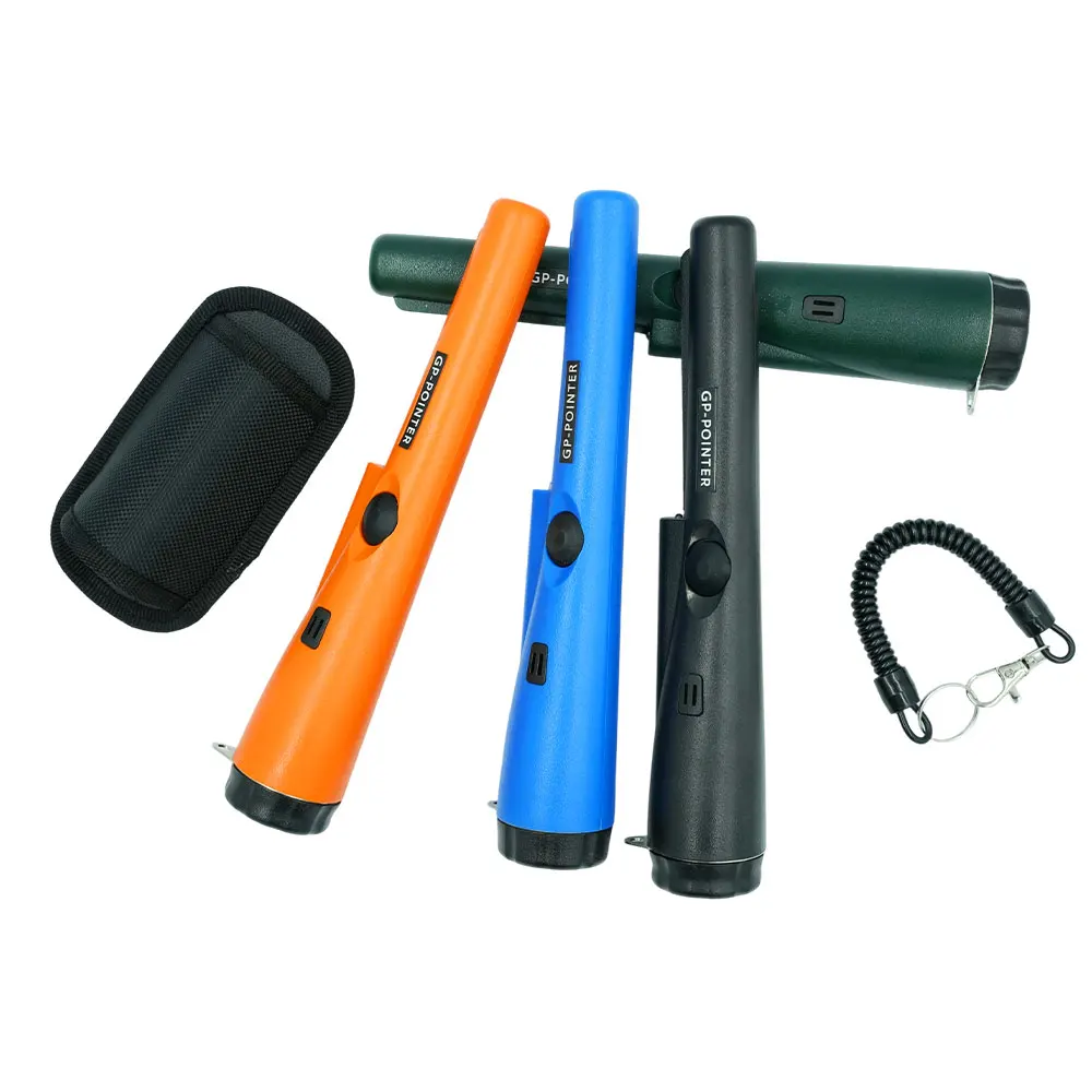 Portable GP-Pointer Metal Detector Waterproof Probe with LED Lights for Accurate Gold Silver and Copper Treasure Detection