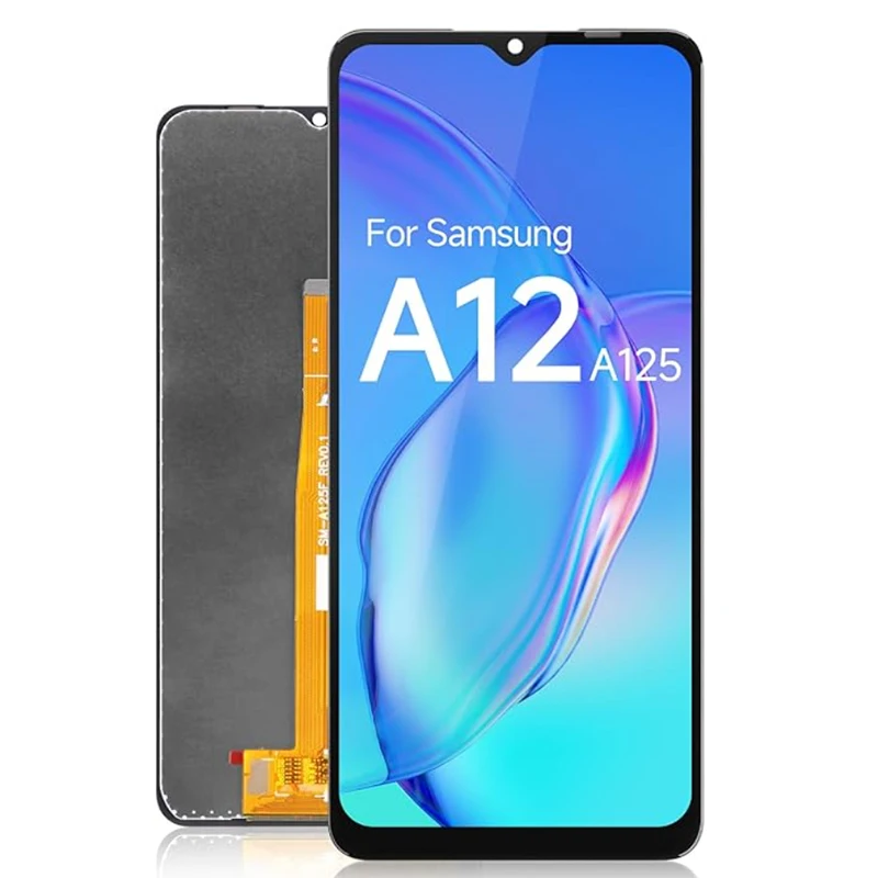Pantalla LCD de 6.5 pulgadas para Samsung A12, pantalla táctil LCD A125, ensamblaje de digitalizador para Samsung A12 A125, pantalla LCD
