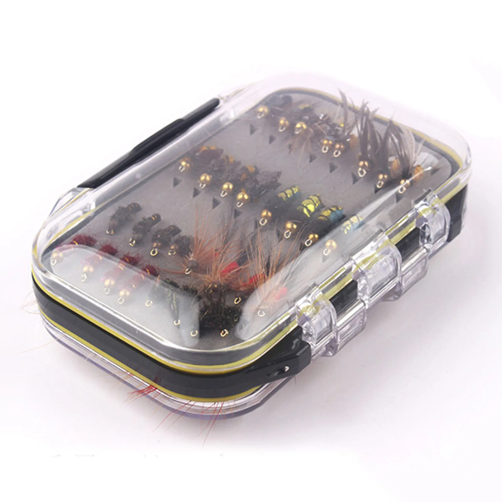 Fly Fishing Box Saltwater Streamer Flies Container Tool Fly Fishing Flies Display Case Storage Organizer Fishing Tackle Box